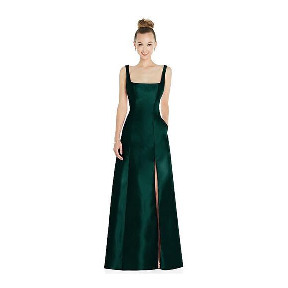 ALFRED SUNG Green Maxi Dress - Picture 1 of 16